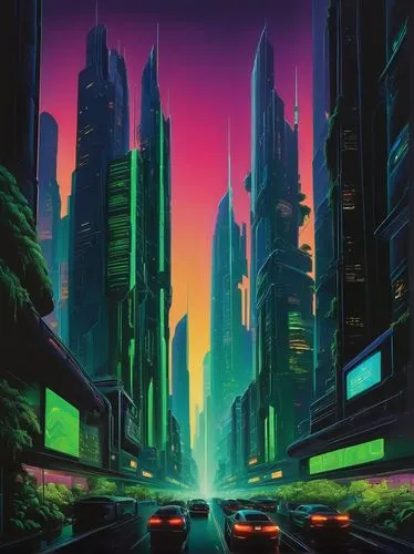 cybercity,futuristic landscape,cybertown,polara,nadesico,cyberworld,deodato,futurist,neuromancer,futurians,cyberpunk,digitalism,synth,fantasy city,futuregen,futuristic,motorcity,sedensky,cyberscene,tokyo city,Illustration,Vector,Vector 09