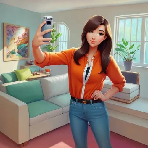 woman holding a smartphone,camera illustration,rosa ' amber cover,holding ipad,kim,asian woman,holding a gun,blur office background,huawei,on the phone,game illustration,taking picture with ipad,a gir