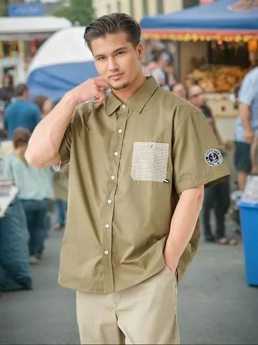 khaki,guayabera,scofield,piolo,guayabal,military uniform,serviceman,a uniform,khakis,brown sailor,peniel,blouson,filipino,cholo,yugoslav,ulusoy,carhartt,coveralls,cargos,fatigues,Male,Eskimo,Slick Back,XXXL,Outdoor,Street Fair