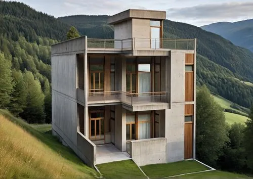 cubic house,passivhaus,leogang,glickenhaus,inmobiliaria,modern house,modern architecture,house in mountains,immobilien,residential tower,house in the mountains,swiss house,3d rendering,svizzera,lohaus,architettura,architektur,frame house,kundig,cube stilt houses,Photography,General,Realistic