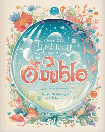 Create a whimsical bubble font for a fairytale-themed book cover.,small bubbles,liquid bubble,bubble,puddle,comic bubble,bugle,bubbles,soap bubbles,bubble mist,soap bubble,cd cover,comic book bubble,m