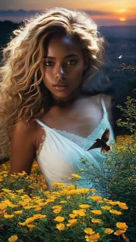 azilah,beyonc,beyonce,oshun,image manipulation,monifa,Small Objects,Outdoor,Sunrise