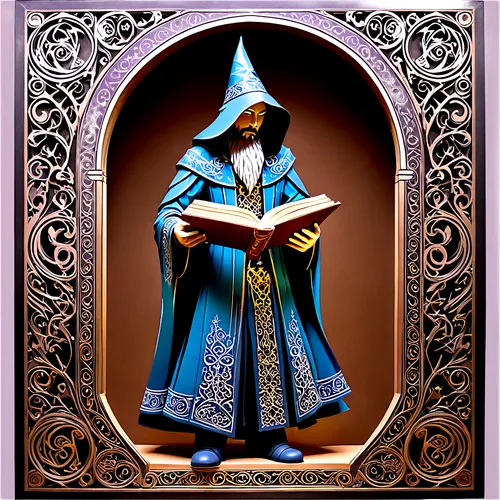 magus,archimandrite,wizard,the wizard,magistrate,magic grimoire,freemasonry,magic book,high priest,prayer book,the abbot of olib,hieromonk,scholar,twelve apostle,psaltery,freemason,frame illustration,saint nicholias,gandalf,masonic,Unique,Paper Cuts,Paper Cuts 04