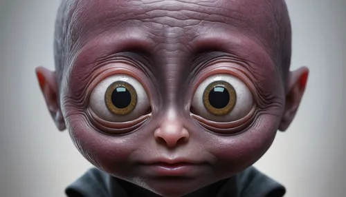 et,humanoid,cgi,sculpt,3d man,3d rendered,extraterrestrial,human head,3d model,cinema 4d,b3d,pinocchio,shallot,3d render,ventriloquist,3d figure,cyclops,anthropomorphized,clay animation,violet head elf,Conceptual Art,Sci-Fi,Sci-Fi 25