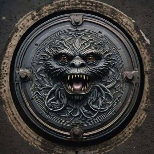 krampus,door knocker,barong,cheshire,labyrinth,daruma,werewolf,lion capital,lion head,gargoyle,snarling,iron door,kong,district 9,goki,lion,doorknob,lion - feline,wicket,stone lion,Photography,Documentary Photography,Documentary Photography 05