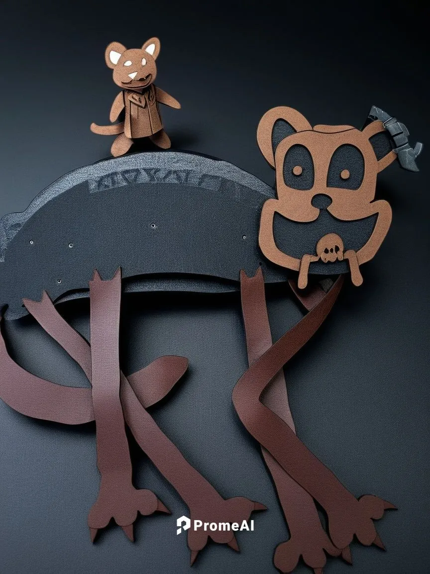 photo,wooden toy,monkeywrench,wooden ruler,the laser cuts,wooden letters,cheburashka,ewoks,scrap sculpture,wooden toys,3d model,tanuki,rusty chain,cookie cutters,sackboy,allies sculpture,tock,gruffalo