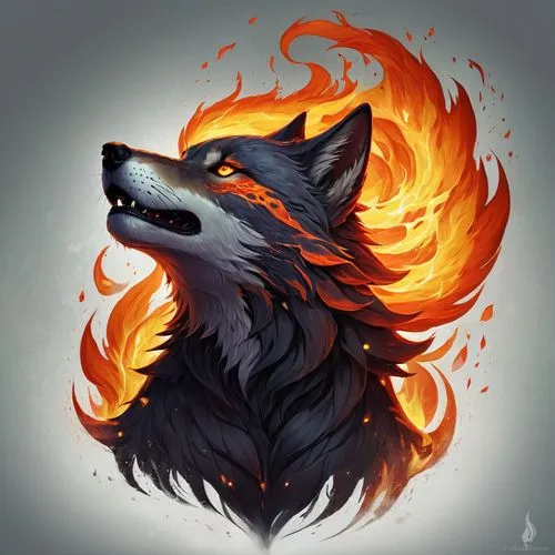 firethorn,howling wolf,fawkes,constellation wolf,flame spirit,howl,wolf,fire siren,fire background,canidae,fire artist,werewolf,autumn icon,werewolves,fire eyes,wolves,afire,steam icon,fiery,blaze,Conceptual Art,Fantasy,Fantasy 17