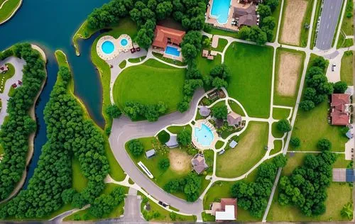 artificial islands,kastellet,escher village,ecovillages,golf resort,bird's-eye view,Photography,General,Realistic