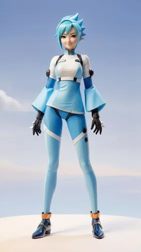 aqua,megaman,kula,sakka,ssx,nel,Unique,3D,3D Character