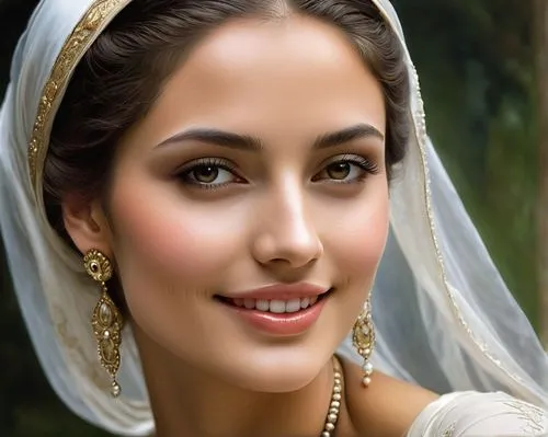 nargis,tamannaah,begum,indian bride,shagufta,islamic girl,tamanna,anarkali,sonam,nutan,mastani,neelam,fatehi,indian woman,jodha,bridal jewelry,sheikha,dilshad,dulhan,dupatta,Art,Classical Oil Painting,Classical Oil Painting 12