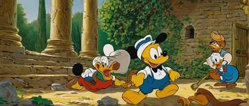 donald duck,donald,wild ducks,walt disney,geppetto,caper family,hans christian andersen,ducks,wild geese,duck females,the pied piper of hamelin,fry ducks,pilgrims,cartoon forest,children's background,mallards,duck meet,the duck,ducklings,background image,Illustration,Retro,Retro 18