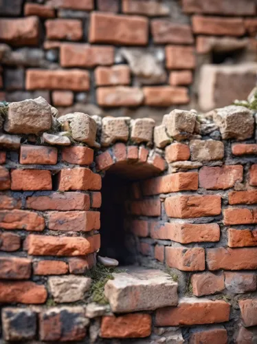 The texture of the rough brick walls adds depth and character to the ancient castle.,brick-kiln,hollow hole brick,brickwork,brickwall,wall,masonry oven,brick background,stone oven,bricklayer,wall of b