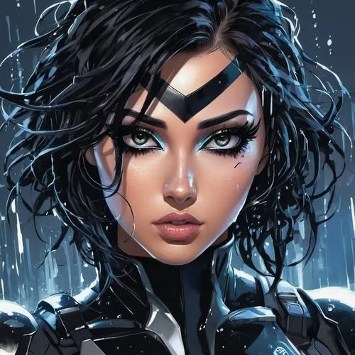 alita,selina,domino,catwoman,syleena,kitana,black widow,diana,amora,asami,aphra,askani,eldena,valiant,madelyne,isabela,nyx,rogue,titans,ororo,Conceptual Art,Sci-Fi,Sci-Fi 10