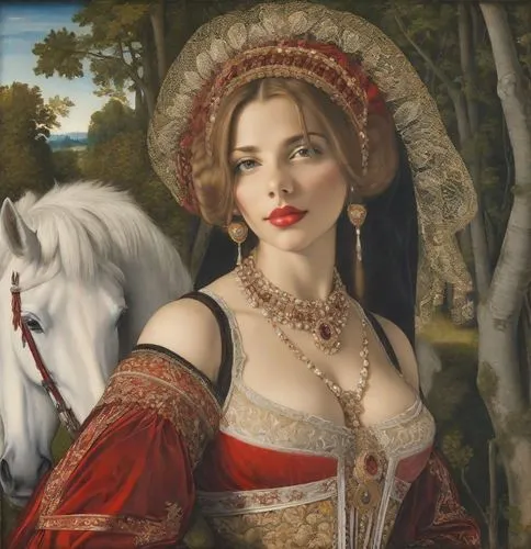 shepherdess,yelizaveta,boudicca,woman with ice-cream,strudwick,elizaveta,Digital Art,Impressionism