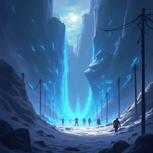 icewind,ice cave,ice castle,ice planet,jotunheim,ice wall