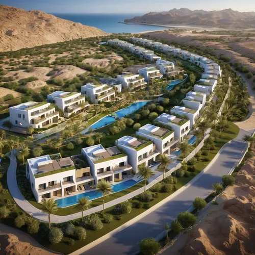 eilat,aqaba,dune ridge,new housing development,eco hotel,jumeirah,hurghada,judaean desert,madinat,timna park,dubai desert,san dunes,qumran,karnak,united arab emirates,agadir,bogart village,villas,3d rendering,holiday complex,Photography,General,Natural