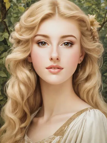 jessamine,fantasy portrait,celtic woman,celtic queen,romantic portrait,mystical portrait of a girl,rapunzel,portrait background,white rose snow queen,fairy tale character,world digital painting,elsa,fantasy art,young woman,aphrodite,blonde woman,emile vernon,white lady,young lady,fairy queen