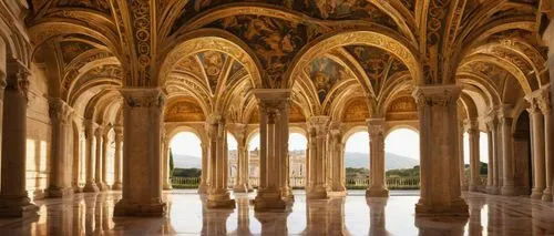 umayyad palace,batalha,jeronimos,porticoes,cloisters,cloister,abbaye de belloc,abbazia,umayyad,cloistered,arcaded,alcazar of seville,celsus library,colonnades,monasterium,porticos,marble palace,convento,mezquita,sanctuary of sant salvador,Illustration,Retro,Retro 07