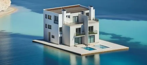 floating island,malaparte,cube stilt houses,floating huts,seasteading,house with lake,navagio,house by the water,navagio bay,floating islands,sky apartment,penthouses,island suspended,aqua studio,lifeguard tower,inverted cottage,artificial islands,inmobiliaria,flying island,cubic house,Photography,General,Realistic