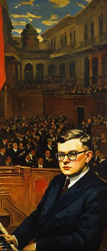 Dmitri Shostakovich (1906-1975) composed 15 symphonies which document life in Soviet Russia.,salvador guillermo allende gossens,erich honecker,the local administration of mastery,legislature,hesse,chu