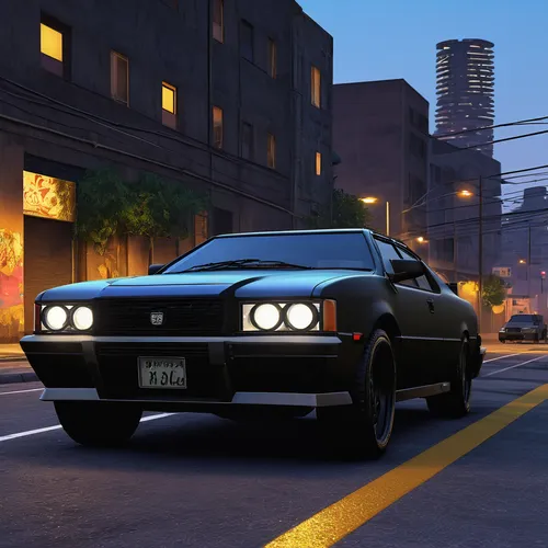 jensen interceptor,delorean dmc-12,dodge challenger,nissan skyline,nissan skyline gt-r,ford xb falcon,skyline gtr,bentley turbo r,bentley turbo rt,mitsubishi galant,lancia 037,mitsubishi galant vr-4,supra,iso grifo,lancia montecarlo,toyota celica,aston martin v8 vantage (1977),volkswagen scirocco,muscle car,lp-560,Illustration,Realistic Fantasy,Realistic Fantasy 07