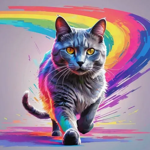 cat vector,rainbow pencil background,rainbow background,cat on a blue background,cartoon cat,drawing cat,nyan,chartreux,cat portrait,cat image,colorful background,colorful doodle,gray cat,cat drawings,cat,vector illustration,gray kitty,doodle cat,rainbow tags,breed cat,Conceptual Art,Daily,Daily 21