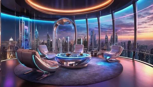 spaceship interior,futuristic landscape,sky apartment,sky space concept,futuristic architecture,ufo interior,penthouses,skyloft,skycycle,modern living room,apartment lounge,futuristic,skybar,revolving,modern office,luxury suite,futuristic art museum,modern room,great room,arcology,Conceptual Art,Fantasy,Fantasy 27