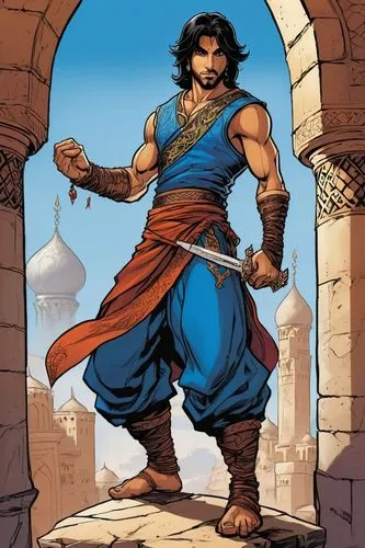 ghazan,dhritarashtra,sindbad,bahubali,chandragupta,khilji,Illustration,American Style,American Style 13