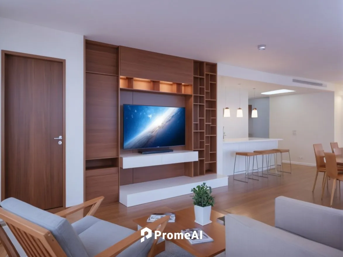 sala comedor cola de pato,living room modern tv,modern living room,smart home,modern decor,modern room,contemporary decor,Photography,General,Cinematic