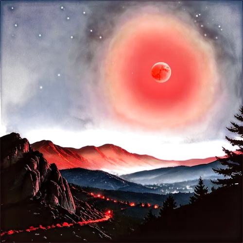 blood moon eclipse,blood moon,lunar eclipse,total lunar eclipse,red sun,red planet,volcanism,big red spot,lava,solar eruption,fire planet,volcano,brown dwarf,total eclipse,red sky,volcanic field,atmospheric phenomenon,landscape red,volcanic,exomoon,Photography,Documentary Photography,Documentary Photography 03