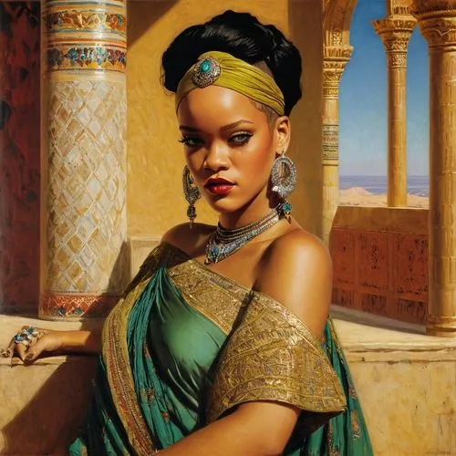 african woman,african american woman,cleopatra,ancient egyptian girl,orientalism,karnak,oil painting on canvas,moorish,african culture,beautiful african american women,radha,black woman,aswan,oriental princess,nigeria woman,oil painting,oil on canvas,polynesian girl,girl in a historic way,romantic portrait,Art,Classical Oil Painting,Classical Oil Painting 42