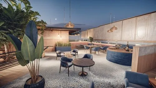 a dimly lit lounge with various chairs and tables,garden design sydney,roof terrace,landscape design sydney,patios,roof garden,terrasse,landscape designers sydney,outdoor dining,andaz,associati,beer g