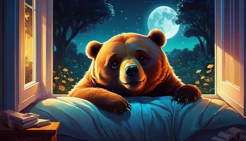 cute bear,scandia bear,cuddling bear,sleeping bear,bear,bear guardian,little bear,bear teddy,slothbear,teddy bear waiting,pandabear,brown bear,teddy-bear,bears,bear market,nordic bear,hibernation,panda bear,romantic night,teddybear,Conceptual Art,Fantasy,Fantasy 21