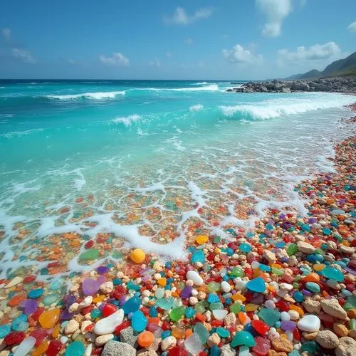 colorful water,colored stones,beautiful beaches,beautiful beach,dream beach,rocky beach