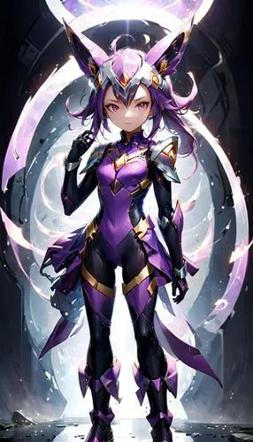 medusa gorgon,medusa,veil purple,malva,lux,monsoon banner,tiber riven,mezzelune,elza,core shadow eclipse,violet,xiaochi,venera,nova,show off aurora,vanessa (butterfly),purple background,summoner,la violetta,celesta,Anime,Anime,General