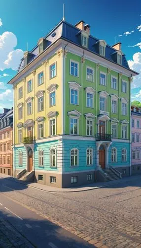 nytorv,tartu,riddarholmen,townhouses,gatan,torshov,Illustration,Japanese style,Japanese Style 03