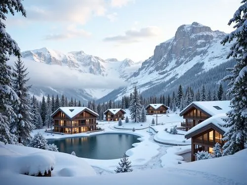 emerald lake,snowy landscape,snow landscape,snowy mountains,winter landscape,christmas landscape,canadian rockies,winter lake,lake louise,winter background,winter wonderland,winter village,mountain huts,morain,beautiful landscape,snowy peaks,alpine village,landscapes beautiful,suiza,norquay