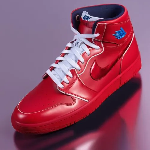 red,red nike shoes are sitting on a red surface,air force,airforces,fire red,infrared,airforce,forces,Photography,General,Realistic