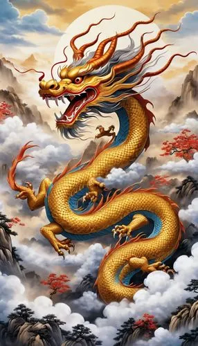 golden dragon,shenlong,qinglong,qilin,rongfeng,epoxi,dragon of earth,painted dragon,dragon fire,khenin,qimin,qingnian,dragon,dragones,drakpa,wyrm,qingxi,bhutan,shenghua,quanzhong,Photography,General,Realistic