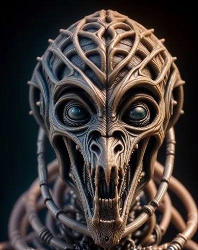 scrap sculpture,raven sculpture,skull sculpture,wooden mask,chitauri,avp,metal figure,kahless,vorlon,giger,alien warrior,png sculpture,malekith,ultron,vanitas,nekron,allies sculpture,xenomorph,skriker