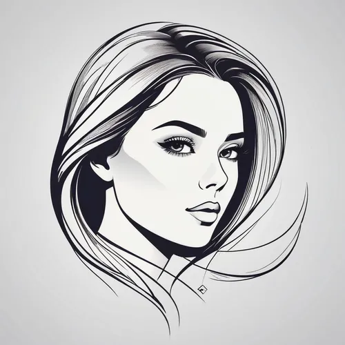 fashion vector,fashion illustration,vector illustration,vector graphic,vector graphics,vector art,portrait background,vector image,artificial hair integrations,eyes line art,illustrator,woman face,dribbble,adobe illustrator,line-art,woman's face,management of hair loss,vector girl,girl drawing,line art,Unique,Design,Logo Design