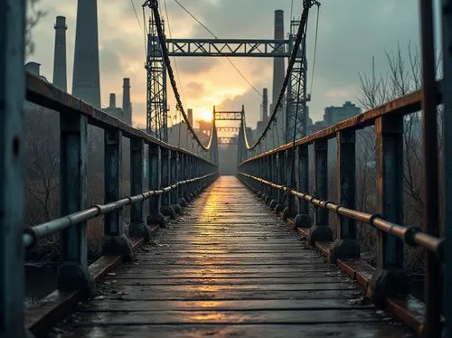 suspension bridge,hanging bridge,wooden bridge,railroad bridge,chain bridge,footbridge,bridge,adventure bridge,old bridge,scenic bridge,hangman's bridge,bridged,walkway,bridging,pictbridge,puente,bridges,railway bridge,trestle,golden bridge,Photography,General,Realistic