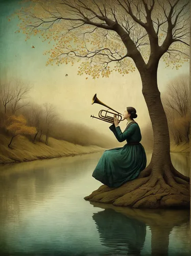 woman playing violin,the flute,woman playing,flautist,violin player,flute,violin woman,harp player,trumpet of the swan,concertmaster,playing the violin,trumpeter,wind instrument,itinerant musician,violinist,instrument music,musician,bamboo flute,serenade,violist,Illustration,Realistic Fantasy,Realistic Fantasy 35