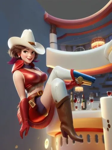 cowgirl,seris,sfm,rodeo,3d render,chitralada,ashe,roughstock,cindy,cowgirls,lady medic,pardner,cowpoke,pecos,engi,giantess,mvm,yeehaw,mei,mountie,Unique,3D,3D Character