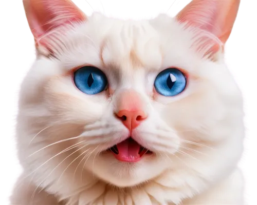 cat with blue eyes,blue eyes cat,turkish van,turkish angora,cat on a blue background,white cat,cat vector,cat image,japanese bobtail,funny cat,cute cat,heterochromia,siamese cat,cat nose,cartoon cat,breed cat,om,cat tongue,cat,ojos azules,Art,Artistic Painting,Artistic Painting 23