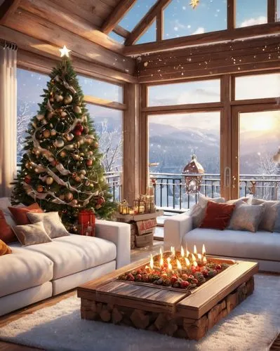 christmas fireplace,christmas landscape,fire place,coziness,warm and cozy,christmas scene,christmas room,christmas motif,christmas snowy background,fireplace,winter house,chalet,alpine style,christmas wallpaper,cozier,christmas on beach,log fire,coziest,warmth,fireplaces,Conceptual Art,Fantasy,Fantasy 27