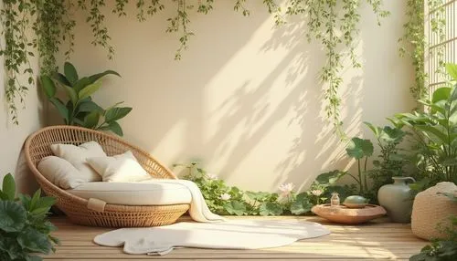 bamboo curtain,balcony garden,sunroom,nursery decoration,bamboo plants,baby room,banya,solarium,houseplants,herbal cradle,green living,japanese-style room,beauty room,nursery,philodendron,star jasmine,houseplant,naturopathy,phytotherapy,health spa,Photography,General,Realistic