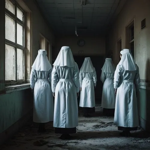 nuns,attendants,handmaids,poltergeists,revenants,hospital staff,abductees,schoolrooms,asylums,penitents,womenpriests,matrons,nunnery,priests,handmaidens,asylum,straitjackets,apparitions,sanatorium,sanatoriums,Photography,Documentary Photography,Documentary Photography 30