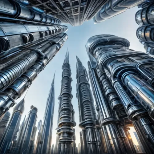 futuristic architecture,dubai,dubai marina,futuristic landscape,tallest hotel dubai,burj khalifa,tall buildings,burj,organ pipes,largest hotel in dubai,metropolis,urban towers,skyscrapers,wallpaper du