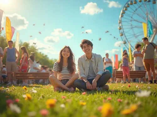 adventureland,clover meadow,olympiapark,versaemerge,tomorrowland,field of flowers,hosoda,tulip festival,girl and boy outdoor,heartstrings,imaginationland,dilwale,fairgoers,seenu,playland,idealizes,storyland,amusement park,balloon trip,rueppel,Photography,General,Realistic